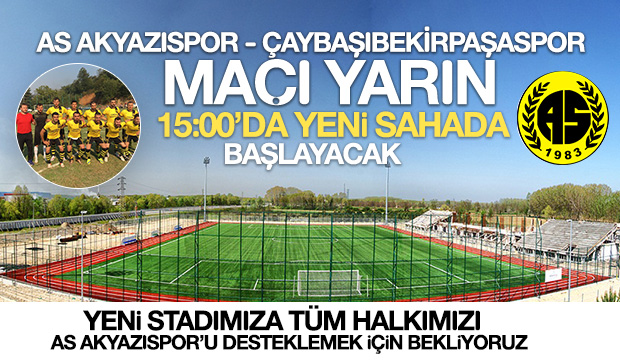 As Akyazıspor Maçına Davet