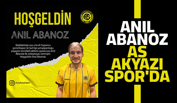 As Akyazıspor'ndan flaş transfer