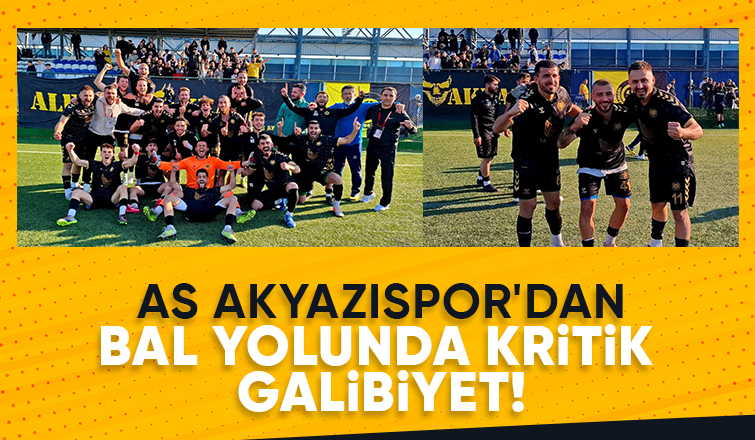 As Akyazıspor Play-Off'ta Serdivanspor'u 2-1 mağlup etti