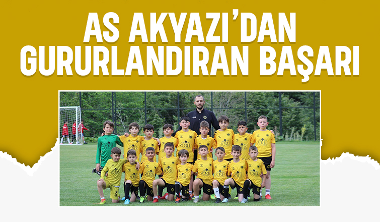 AS Akyazıspor turnuvada fırtına gibi esti