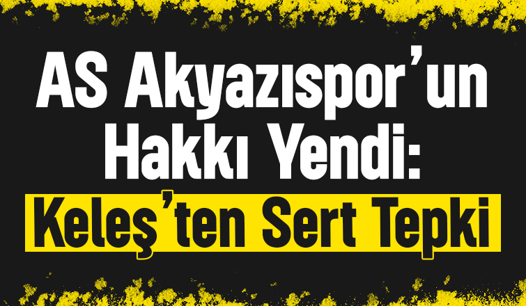 AS Akyazıspor’un hakkı yendi