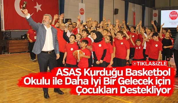 ASAŞ Kurduğu Basketbol Okulu Çocukları Destekliyor