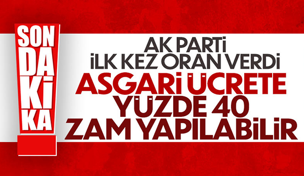 Asgari ücrete zamda flaş açıklama