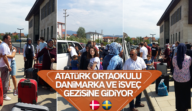 Atatürk Ortaokulu öğrencileri Danimarka ve İsveçe gidiyor