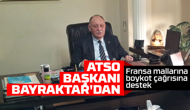 ATSO'dan Fransız mallarına boykota destek