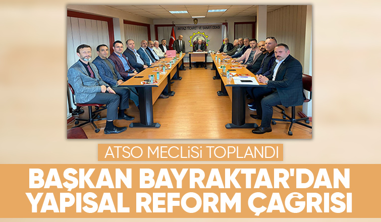 ATSO Meclisi'nde gündem Gıda OSB ve ekonomi