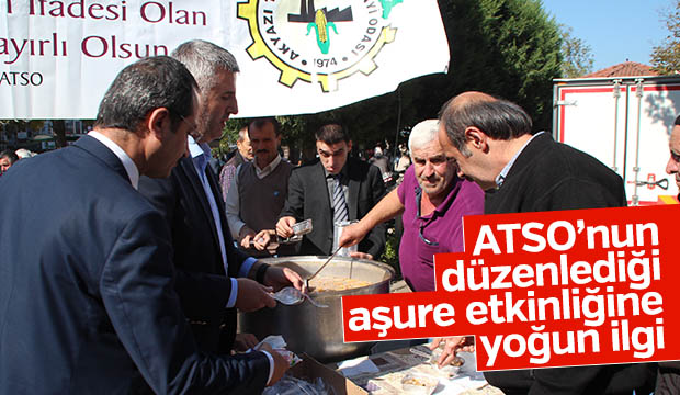 ATSO Vatandaşlara Aşure Dağıttı