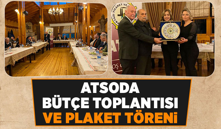 ATSO da plaket töreni