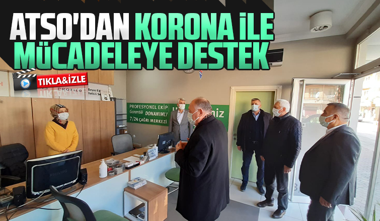 Atsodan korona ile mücadeleye büyük destek