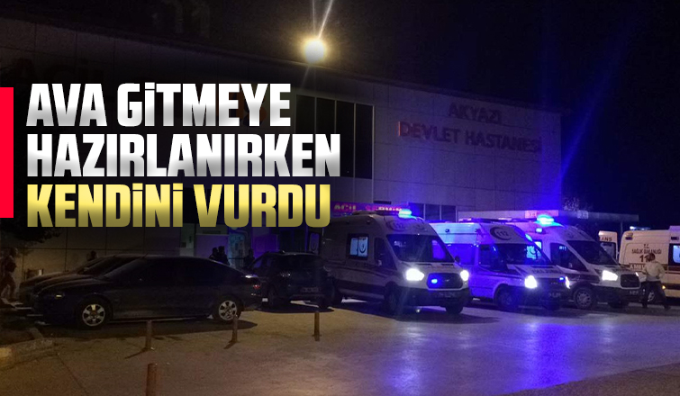 Ava gitmeye Hazırlanırken kendini vurdu