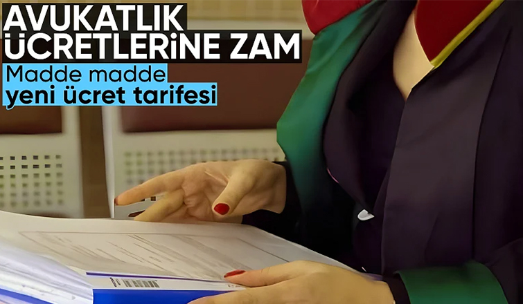 Avukatlık asgari ücret tarifesi belirlendi