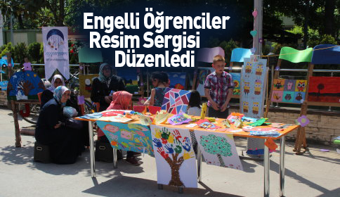 Ay Parçam Özel Rehabilitasyon Öğrencileri Resim Sergisi Düzenledi