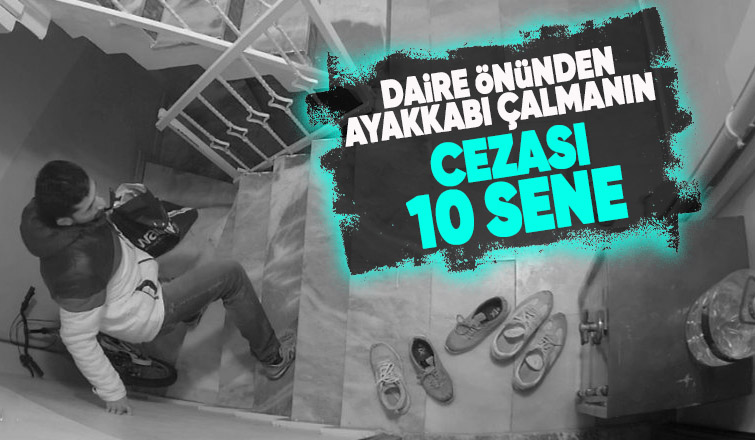 Ayakkabı hırsızına şok ceza