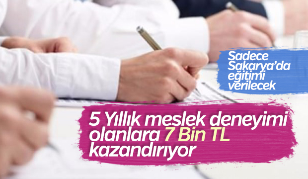 Ayda 7 bin TL kazandıran mesleğe yeni düzenleme