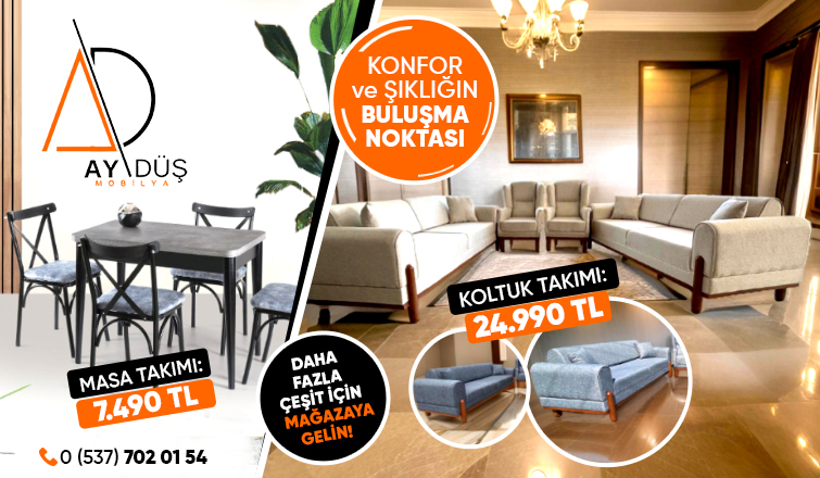 Aydüş Mobilya’da ŞOK Fiyatlar! Başka Yerde Yok!