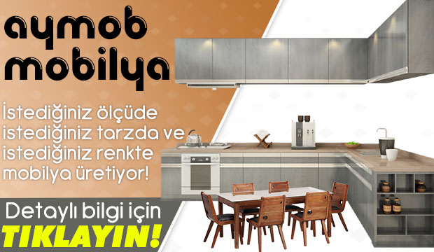 Aymob Mobilya ölçüye göre mobilya üretmeye başladı