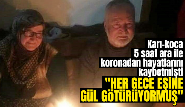 Aynı kaderi yaşayan eşine her gün gül götürüyormuş