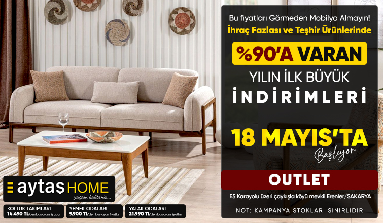 Aytaş Home'da Yılın İlk Büyük Kampanyası Başlıyor!