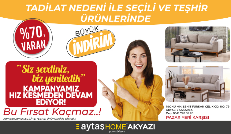 Aytaş Home’da Fırsatlar Yağmuru, Kaçırmayın!