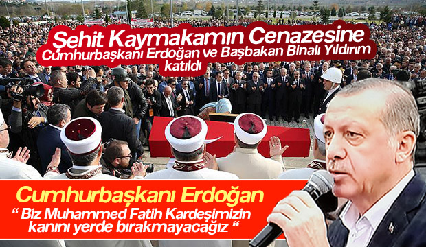 Babanın en zor görevi! Şehit oğlunun cenaze namazını kıldırdı 