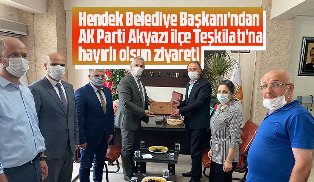 Babaoğlu'nda AK Parti Akyazı İlçe Teşkilatı'na ziyaret