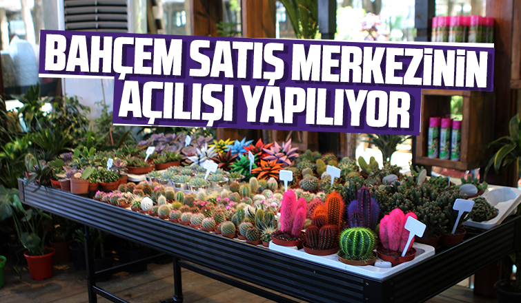 Bahçem satış merkezinin açılışı yapılıyor