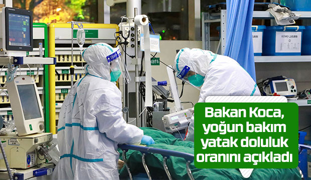 Bakan Koca yoğun bakım yatak doluluk oranlarını açıkladı