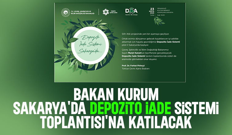 Bakan Kurum Sakarya'ya geliyor