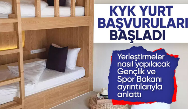 Bakan Osman Aşkın Bak açıkladı! KYK yurt başvuruları başladı