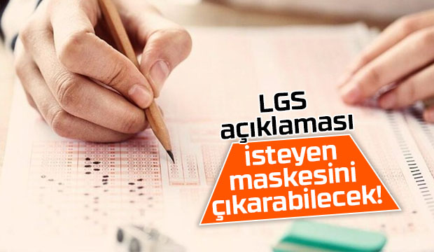 Bakan Selçuktan LGS açıklaması