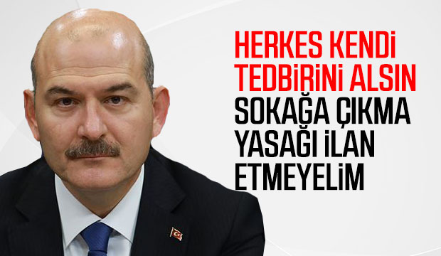 Bakan Soylu olağanüstü hal sorusunu yanıtladı