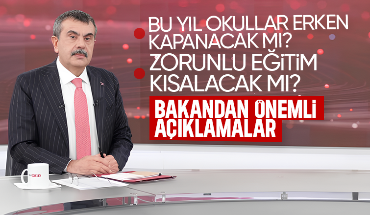 Bakan Tekin açıkladı! Zorunlu eğitim kısalacak mı?