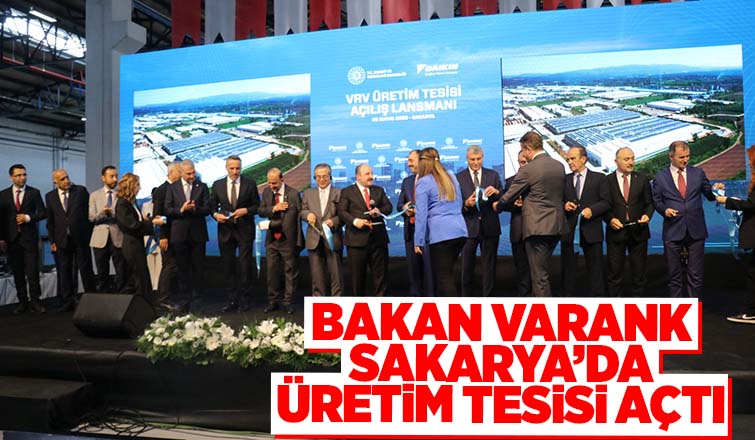 Bakan Varank Sakarya'ya geldi