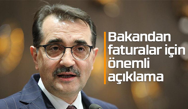 Bakandan faturalar için önemli açıklama