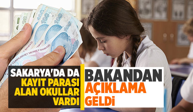 Bakandan okullara kayıt parası açıklaması