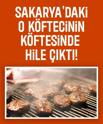 Bakanlık Sakarya'daki o köfteciyi ifşa etti; Köftede bakın ne çıktı