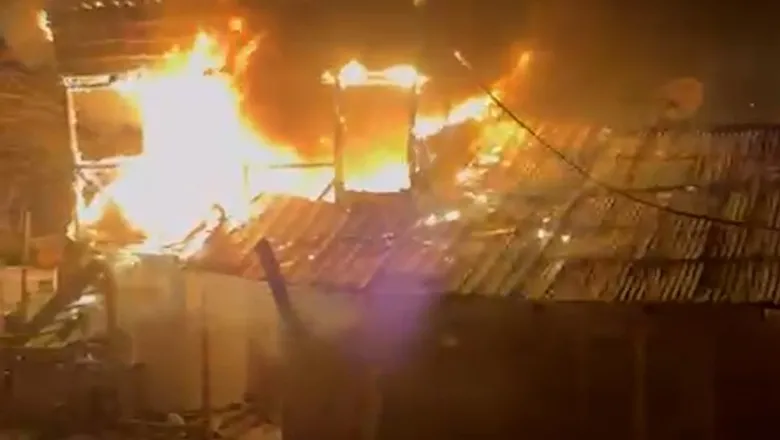 Bakıcı evi alevlere teslim oldu