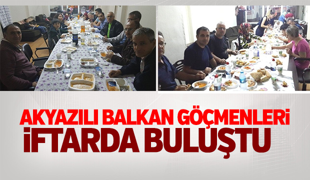  Balkan Göçmenleri İftarda Buluştu