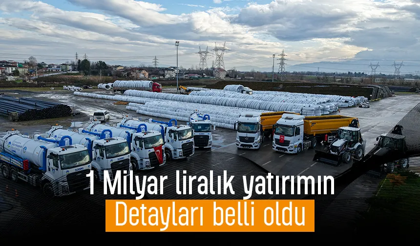 Başkan Alemdar 1 Milyar liralık yatırımın detaylarını açıkladı