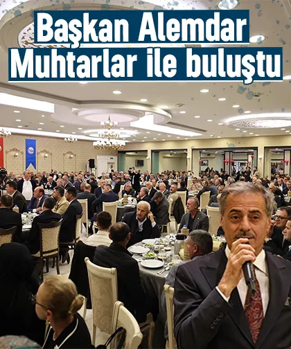 Başkan Alemdar, 16 mahallenin muhtarları ile buluştu
