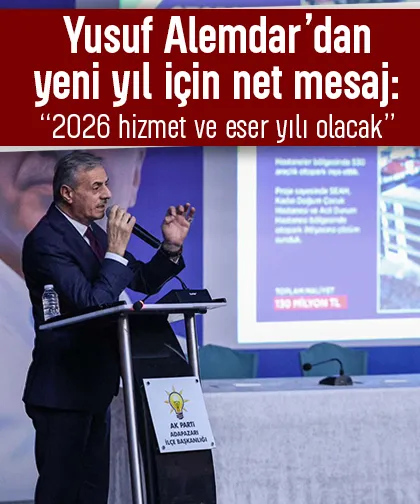 Başkan Alemdar: 2026 hizmet ve eser yılı olacak