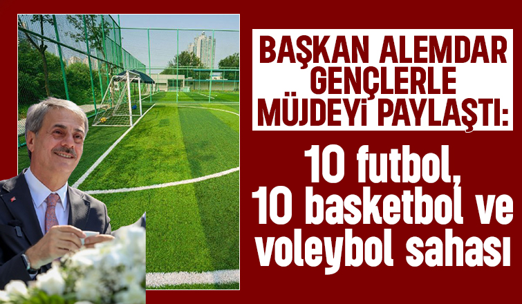 Başkan Alemdar, gençlerle müjdeyi paylaştı