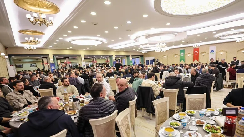 Başkan Alemdar SASKİ ve Belpaş personeli ile iftar yaptı