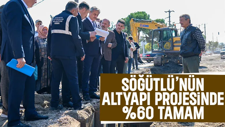 Başkan Alemdar Söğütlü'de altyapı çalışmalarını inceledi