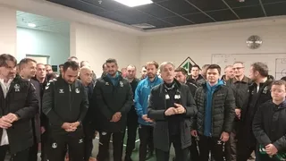 Başkan Alemdar Soyunma Odasında Futbolcuları Tebrik Etti, Sorunların Çözümü İçin Söz Verdi