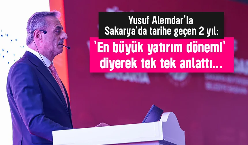Başkan Alemdar tarihe geçen 2 yılını anlattı