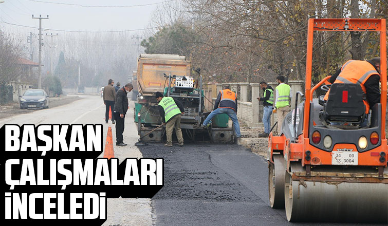 Başkan Soykan 3 mahalledeki çalışmaları inceledi