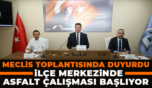 Başkan Soykan'dan asfalt açıklaması