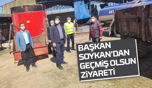 Başkan Soykandan geçmiş olsun ziyareti
