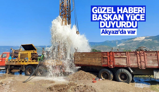 Başkan Yüce açıkladı, Akyazı'da var